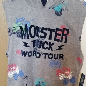 Boys set sleeve less shirt and shorts